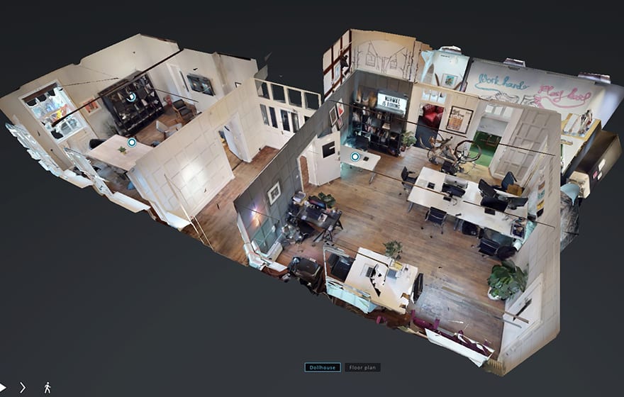 Matterport 3D virtual tour of The Curious Agency in Shrewsbury
